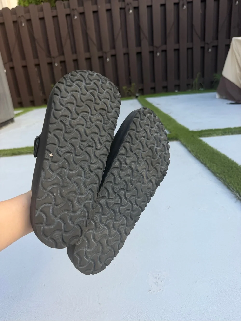 Birkenstock Black Slip-On Clog Sandals with Buckle